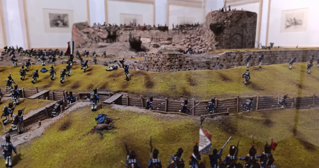 Model of the exhibition on the War of Independence.