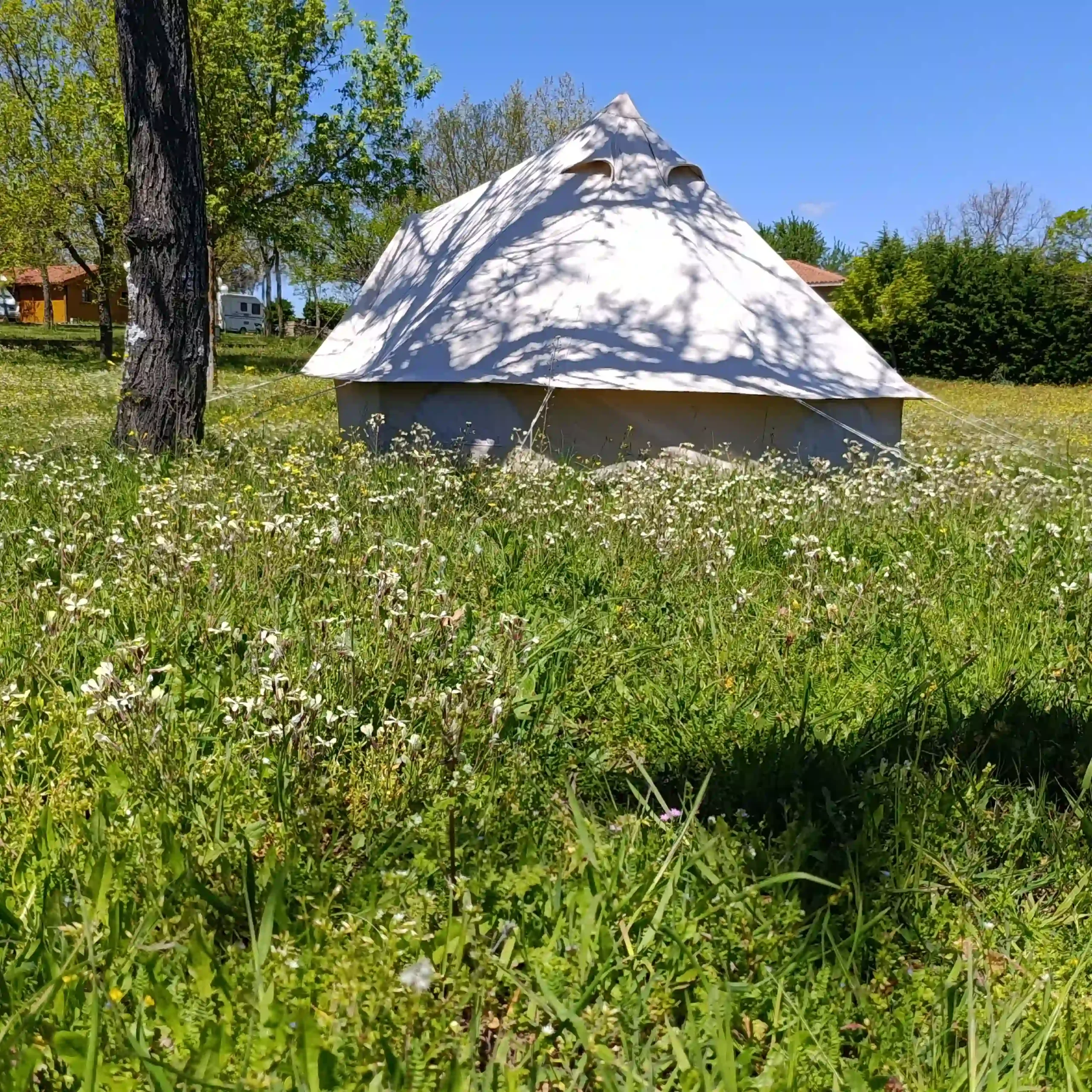 área de acampada libre del camping arribes del duero